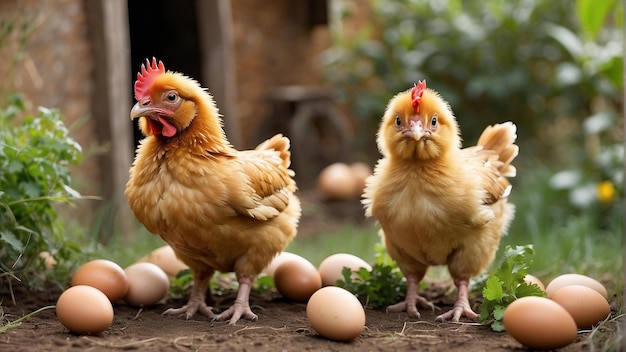 Photo chickens play an important role in