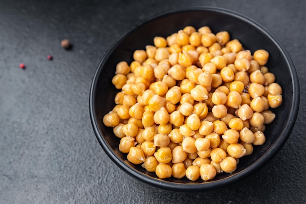 chickpea Turkish peas chickpea legume fresh healthy meal food diet snack on the table copy space