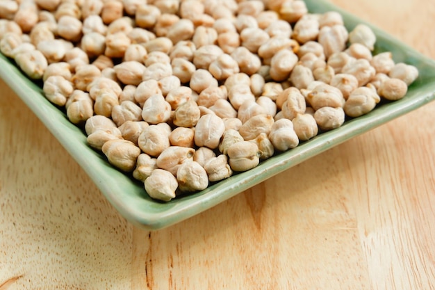 Chickpeas organic legumes of fresh make a healthy vegetarian meal