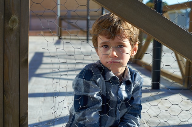 Child isolated by bad behavior