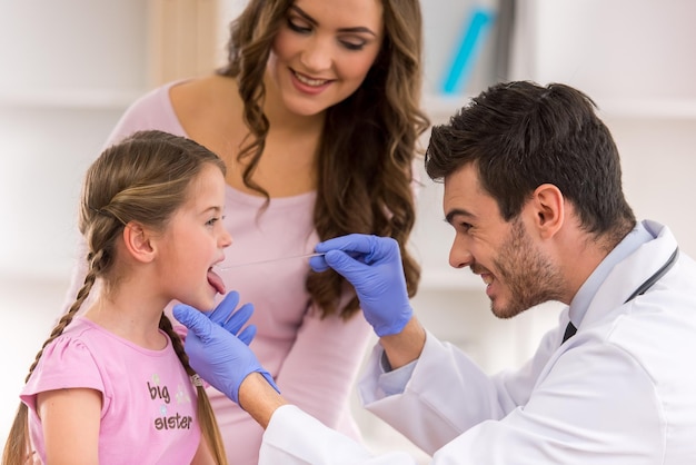 Child and pediatrician