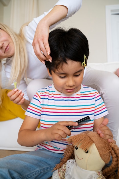 Child searching for their self identification gender