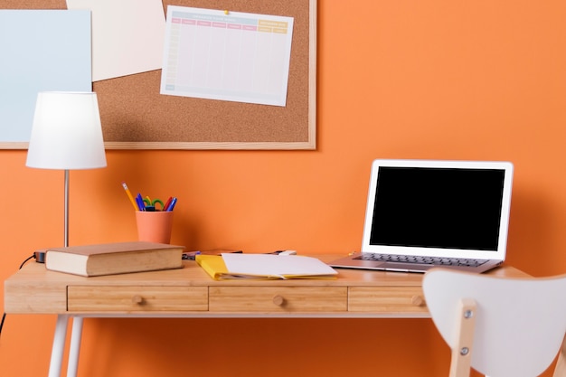 Children desk interior design