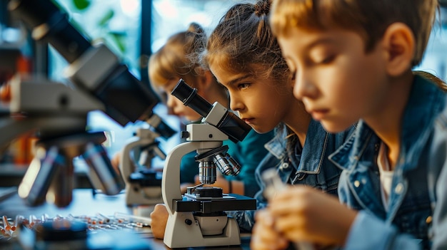 Children Exploring Microscopes for Educational Interaction