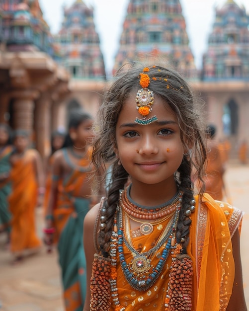 Children Participating In Rath Yatra Wallpaper