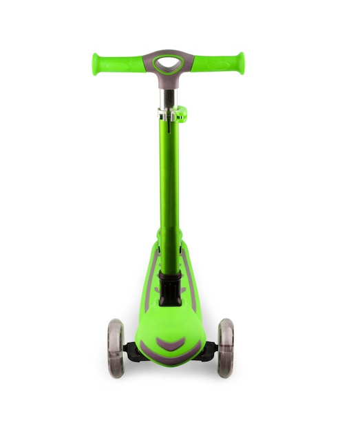 Children's scooter isolated on white with clipping path The child scooters isolated over white background