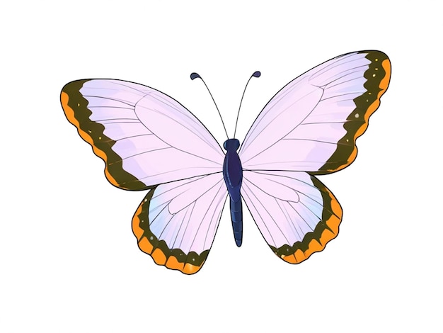 Childrens Butterfly Drawing