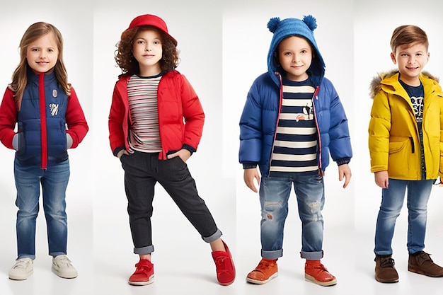 Photo childrens clothes fashion