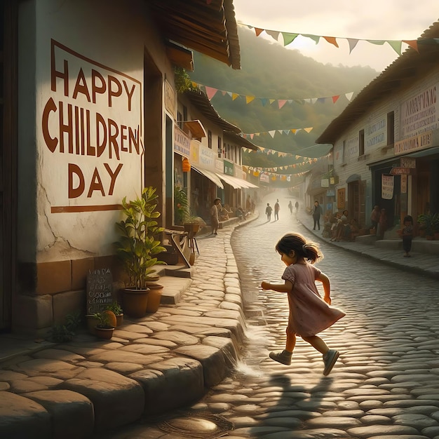 Childrens Day AI generated image