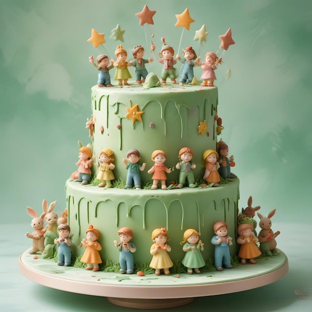 Childrens day cake