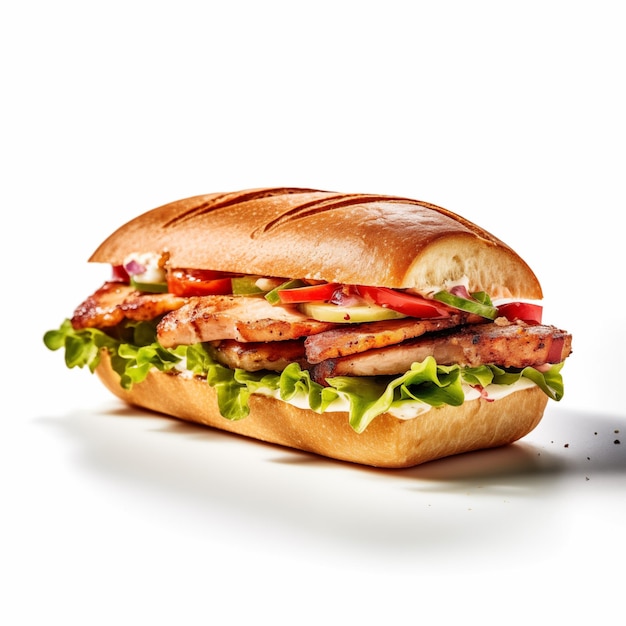 Chilean Churrasco Sandwich on White Authentic JPEG Illustrations Explore Chilean Churrasco