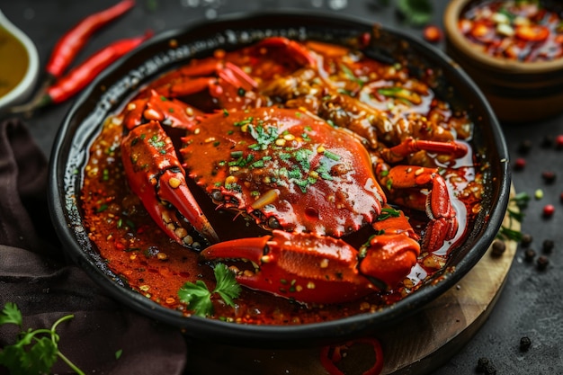 Photo chili crab spicy