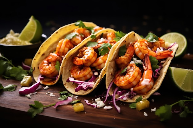 Chili Lime Shrimp Tacos Mexican Recipe