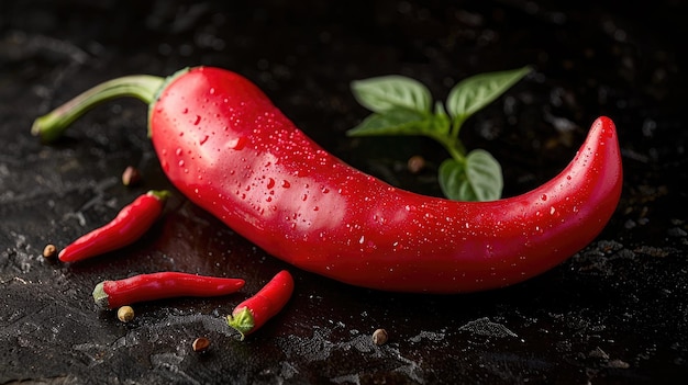 Chili pepper HD 8K wallpaper Stock Photographic Image