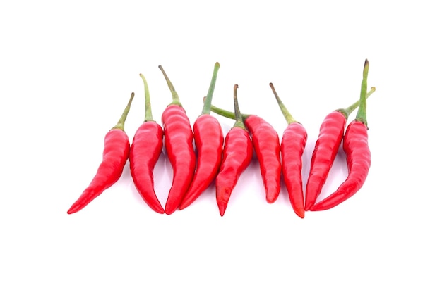 Chili pepper isolated on a white background