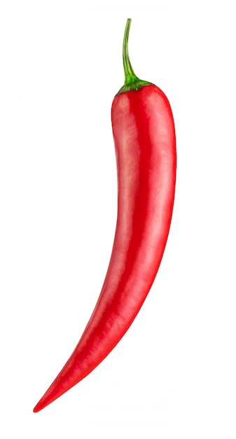 Chili pepper isolated on white