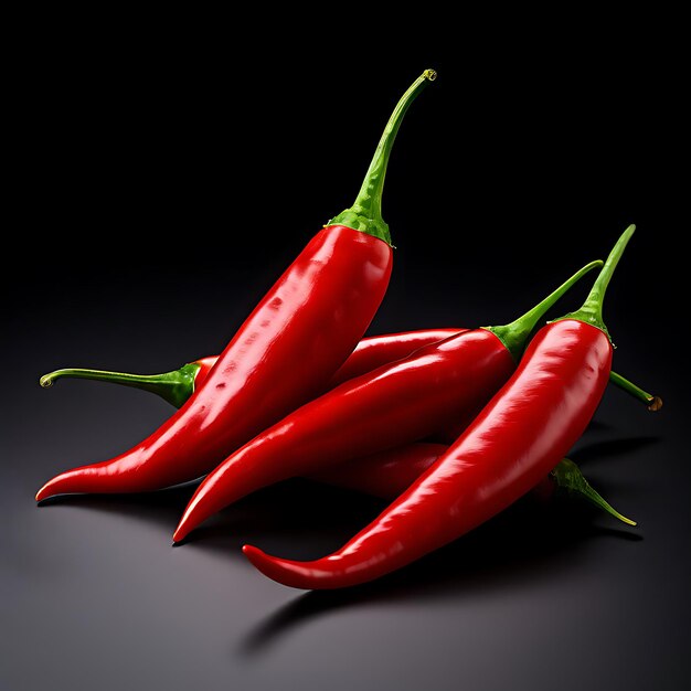 A chilies isolated on white background