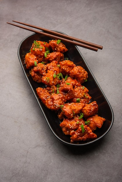 Chilli chicken dry is a popular Indo-Chinese dish of chicken of Hakka Chinese heritage