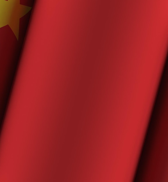 China flag dramatic background full