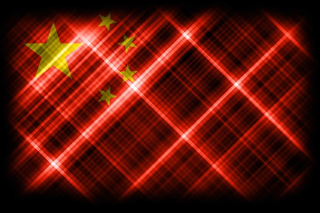 China flag, national flag, modern flag background