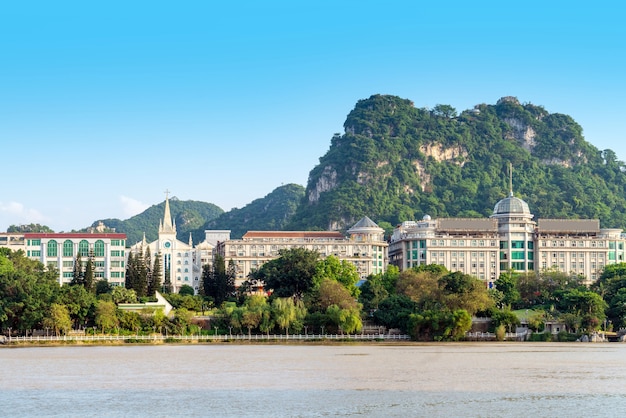 China Guangxi Liuzhou City Skyline