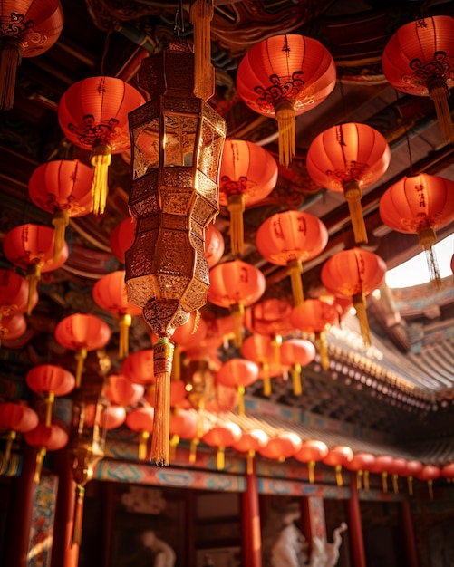 China Lanterns Ceiling