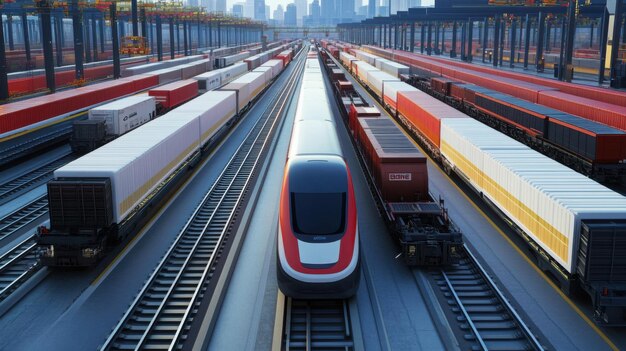 Photo china39s investment in autonomous trains for international freight transport