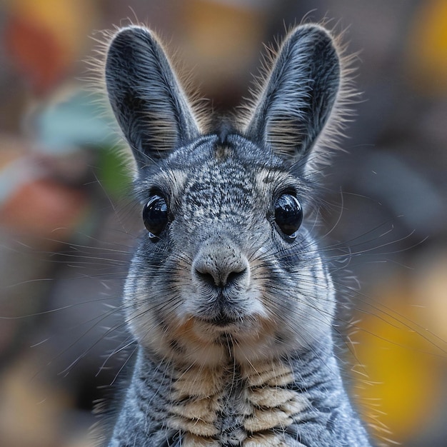 Chinchilla closeup portrait high quality high resolution