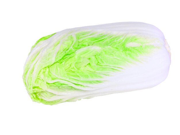 Photo chinese cabbage on white background. isolated