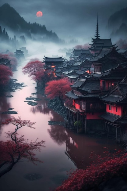 The chinese city of the river.