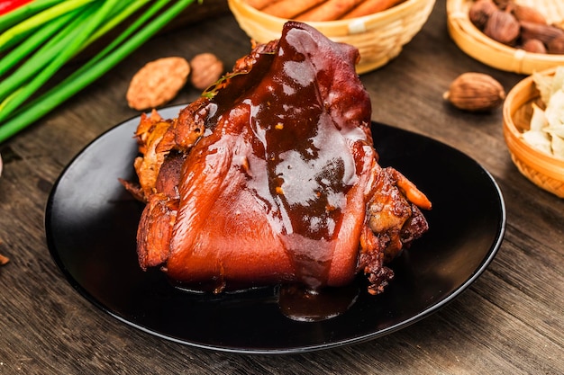 Chinese Food Braised Pork Knuckle