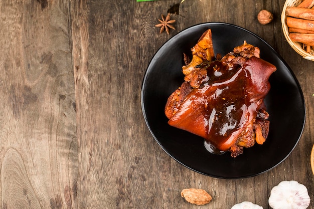 Chinese Food Braised Pork Knuckle