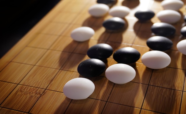 Chinese Go or Weiqi game board