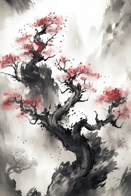 Chinese ink painting