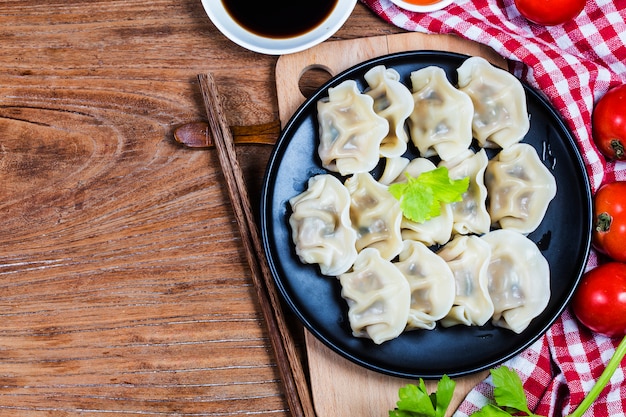 Chinese Jiaozi new year food, 