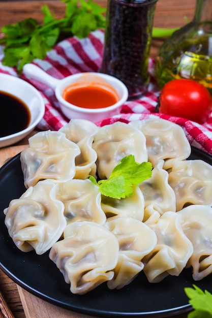 Chinese Jiaozi new year food, 