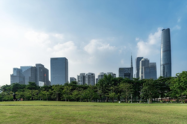 Chinese modern urban architectural landscape