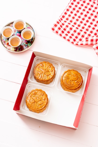 Chinese moon cake for Chinese mid-autumn festival