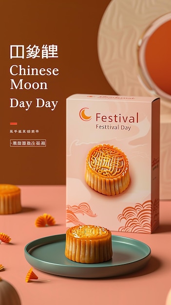 Chinese Moon Festival Day promotion box Instagram postChinese Moon Festival Day promotion box Instagram post