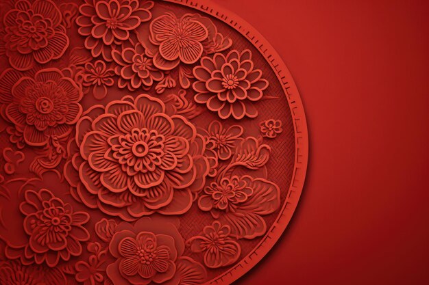 Chinese New Year card dark red color background for greetings cards and wallpapers