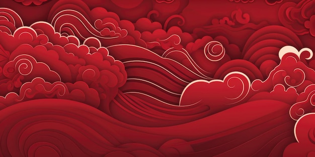 Chinese New Year card dark red color background for greetings cards and wallpapers