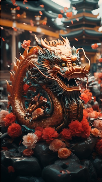 Chinese new year Chinese dragon Instagram stories