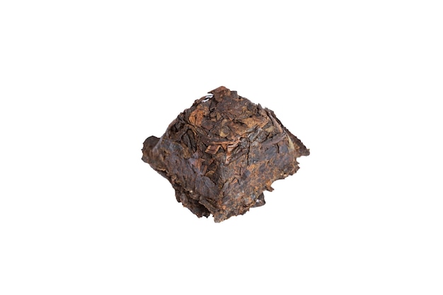 Chinese puer tea isolated on a white background. High quality photo