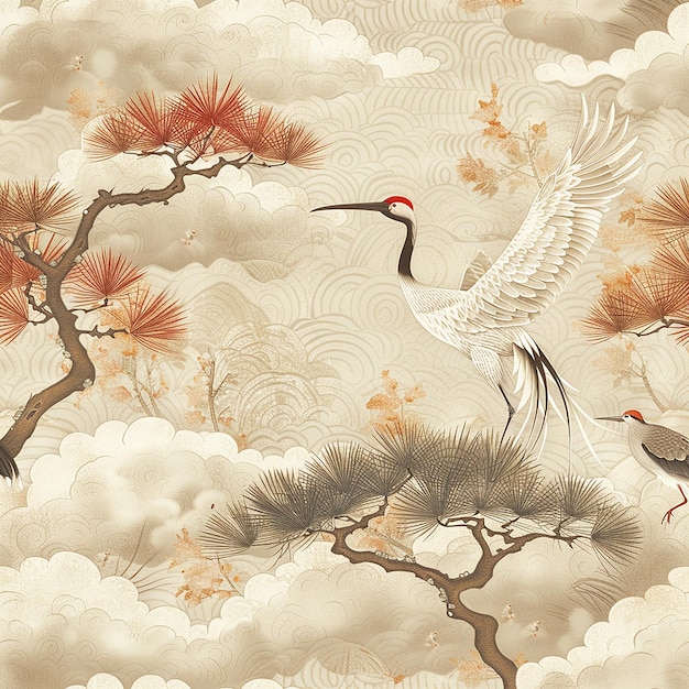 Chinese Retro Patterns Inspired by Renaissance Oil Paintings