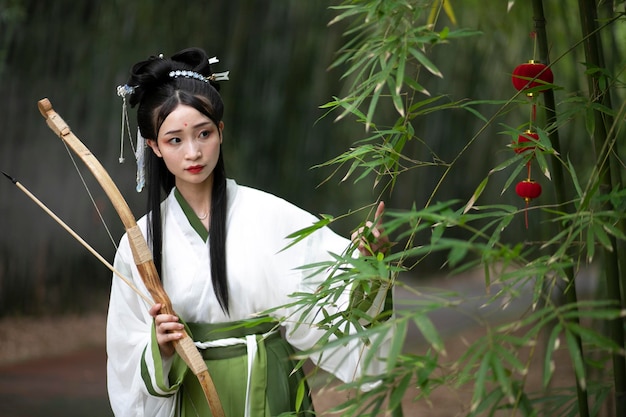 Chinese style sweet Hanfu Chinese clothes cute girl