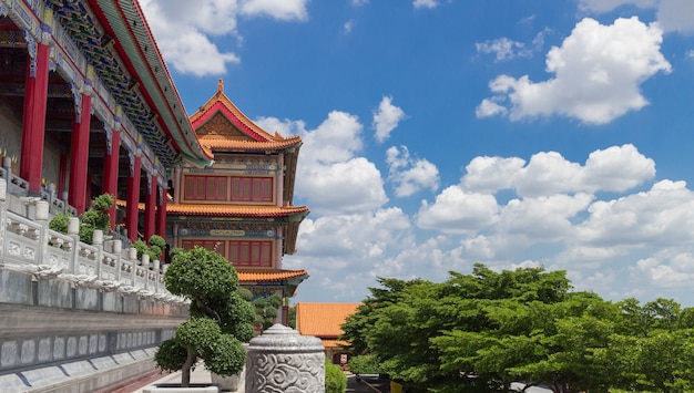 Chinese Temple and sky