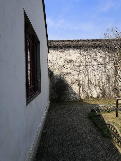 Chinese traditional garden at Suzhou in China