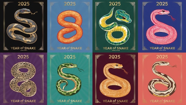 Photo chinese zodiac year of the snake 2025