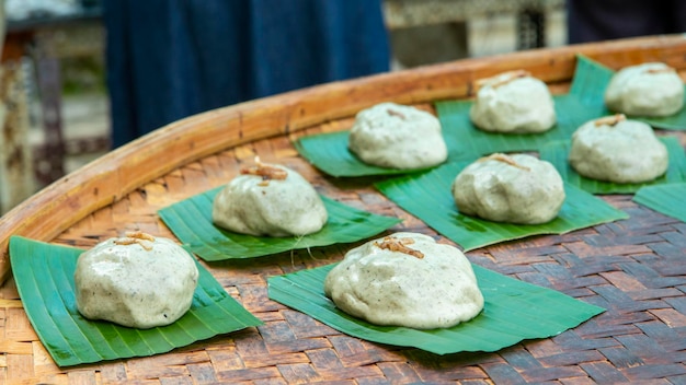 Ching Ming Festival Worship Ancestors Offerings Caozai Kueh Bamboo Pizi Kueh