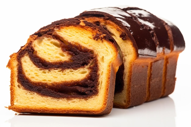 chocolate babka or brioche bread chocolate